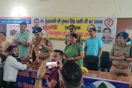 डोईवाला : नशे की रोक-थाम, युवाओ को जागरूक, “नशा मुक्ति हेतु दिलाई शपथ 12 IMG 20230821 WA0033