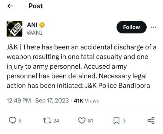 उत्तराखंड : पौड़ी जिले के सिपाही विपिन पटवाल के संबंध में केंद्रीय रक्षा राज्य मंत्री अजय भट्ट के नाम उत्तराखंड कांग्रेस की मुख्य प्रवक्ता गरिमा मेहरा दसौनी का खुला पत्र 3 IMG 20231025 WA0017