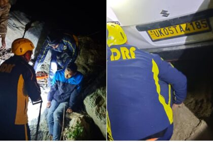 गहरी खाई में गिरा वाहन, 5 घायलों का रेस्क्यू, एक शव बरामद 6 IMG 20231113 WA0008