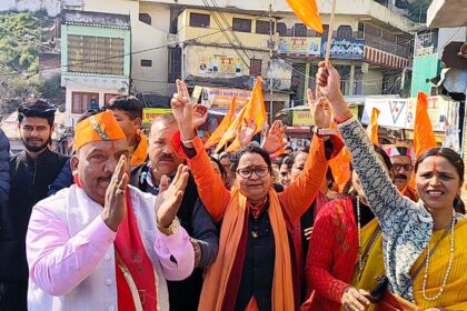 Garhwal News......गौं-गुठ्यार भी हुये राममय| जय-जय श्रीराम| जगमोहन डांगी की Report 12 news netra 2 4