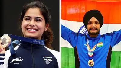 Paris Olympics 2024: मनु भाकर ने रचा इतिहास, ओलंपिक में दूसरा मेडल, सरबजोत के साथ मिलकर जीता कांस्य पदक-Newsnetra 4 images 8 4