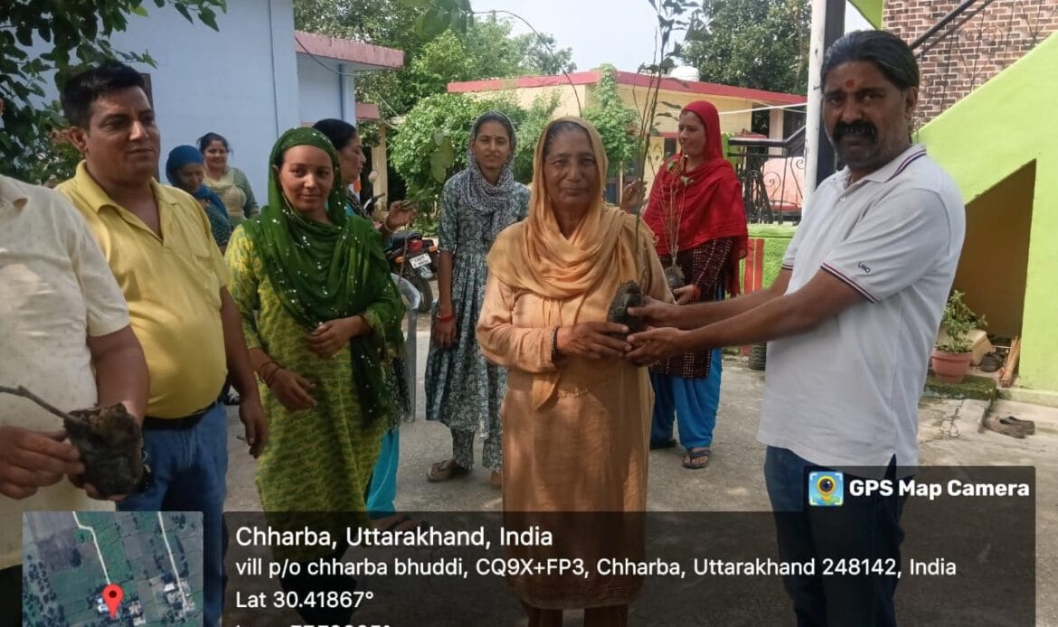 प्रतिष्ठा सेवा समिति ट्रस्ट द्वारा हरे पौधों का किया पौधारोपण तथा वितरण, लक्ष्य - 1 लाख पेड़ एवम संरक्षण-Newsnetra 6 img 20240719 wa00184378021982193389615