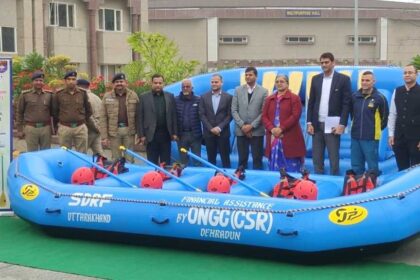 ONGC द्वारा SDRF को रेस्क्यू उपकरणों की सौगात, आपदा प्रबंधन में नई मजबूती-Newsnetra