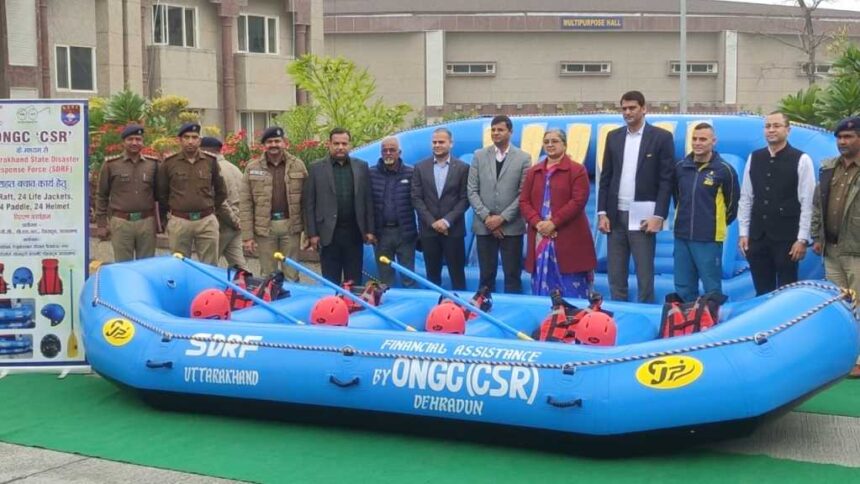 ONGC द्वारा SDRF को रेस्क्यू उपकरणों की सौगात, आपदा प्रबंधन में नई मजबूती-Newsnetra