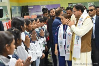 मुख्यमंत्री धामी ने 38वें राष्ट्रीय खेलों के समापन समारोह की तैयारियों का लिया जायजा-Newsnetra<br> 14 FB IMG 1739460138169