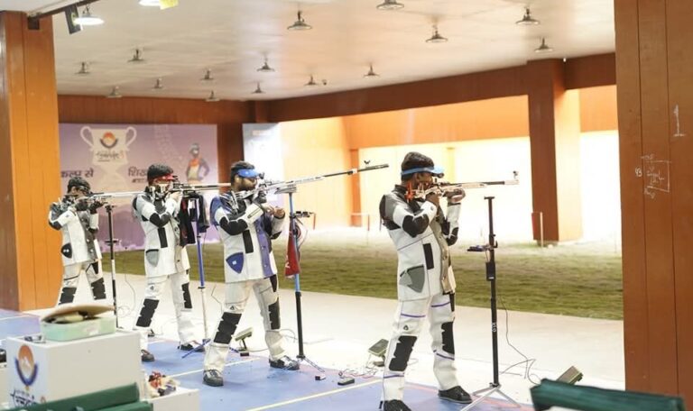 त्रिशूल शूटिंग रेंज में राष्ट्रीय खेलों का रोमांच: हरियाणा की सुरुचि ने जीता स्वर्ण, 50 मीटर राइफल स्पर्धा का फाइनल कल-Newsnetra<br> 8 fb img 17387476082061995302805803835533
