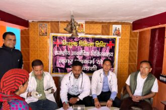 आयुर्वेदिक विभाग उत्तरकाशी द्वारा घराट - मोहल्ला में भीमराव अम्बेडकर जी की जयन्ती के पावन अवसर पर या उपलक्ष में स्वास्थ्य शिविर का आयोजन किया गया-Newsnetra 14 IMG 20250414 WA0002