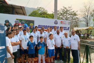 देहरादून में फिट इंडिया के समन्वय से आयोजित हुई जीएसटी थीम आधारित साइकिल मैराथन-Newsnetra 20 FB IMG 1747581048597