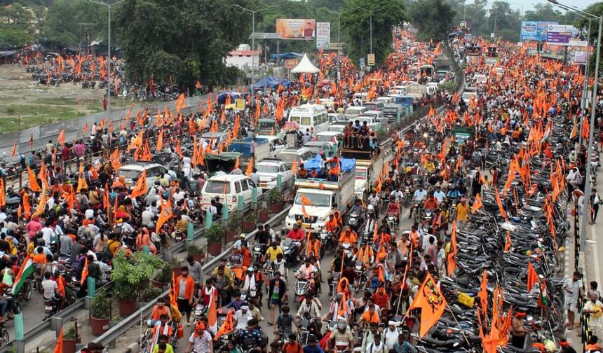 हरिद्वार पहुंचे 4 करोड़ से ज्यादा ‘भोले’: हाईवे से लेकर हरकी पैड़ी तक उमड़ा शिवभक्तों का जनसैलाब-Newsnetra 7 kavaugdha yatara 27fa4237f6b9ef515d31c586792625e9