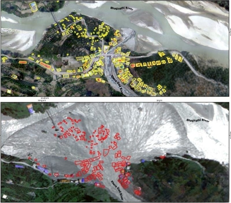 धराली त्रासदी का रहस्य खुला, ISRO सैटेलाइट तस्वीरों ने बताई नई सच्चाई-Newsnetra 3 10DDC M 61 10082025 523 1