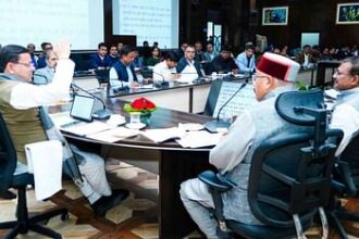 cm dhami uttarakhand meeting 9ab11b260aa21becc0a4c625532db002