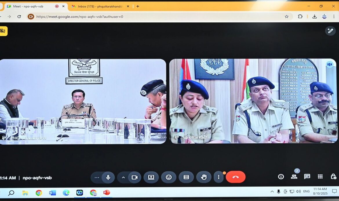 उत्तरकाशी में चल रहे प्राकृतिक आपदा राहत एवं बचाव कार्यों की डीजीपी ने की उच्च स्तरीय समीक्षा-Newsnetra 9 fb img 17548393689052536883377762060710
