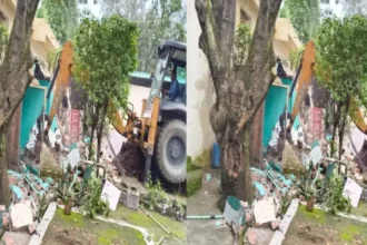 हरिद्वार पेपर लीक कांड: मुख्य आरोपी खालिद की अवैध दुकानों पर प्रशासन का बुलडोज़र-Newsnetra 8 1001138674