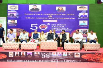 देवभूमि में बास्केटबॉल का महामंच: मुख्यमंत्री धामी ने किया 50वीं सब-जूनियर राष्ट्रीय चैंपियनशिप का शुभारंभ-Newsnetra 19 FB IMG 1759589550886