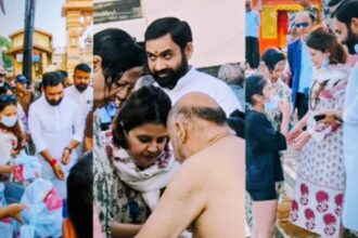 हरिद्वार: पूर्व भारतीय क्रिकेट कप्तान महेंद्र सिंह धोनी की पत्नी साक्षी धोनी ने हरकी पैड़ी पर किया गंगा स्नान, छठ महापर्व से पूर्व की पूजा-अर्चना-Newsnetra 11 Screenshot 20251025 004024 Chrome2