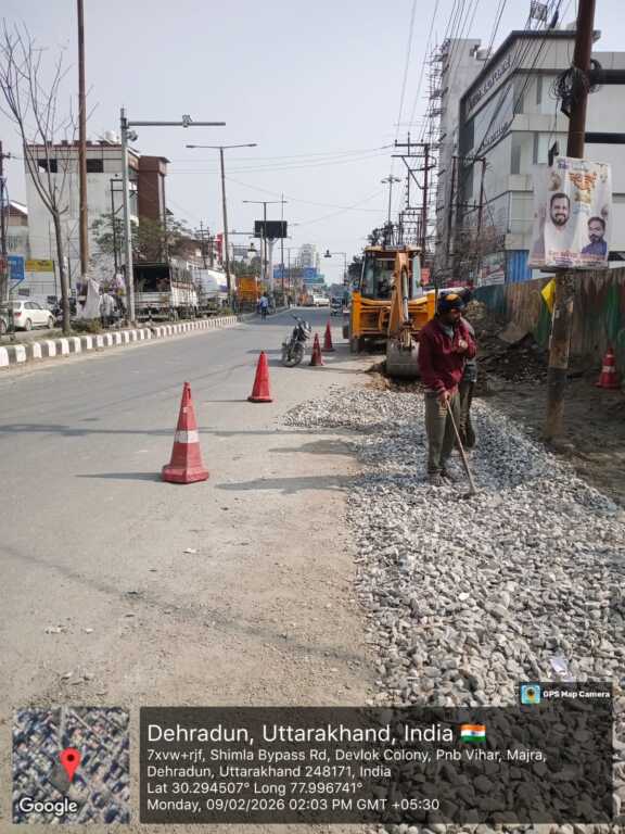 शिमला बायपास पर सड़क खुदाई से जनता परेशान, डीएम सविन बंसल ने लिया तत्काल संज्ञान-Newsnetra 3 IMG 20260209 WA0099 1