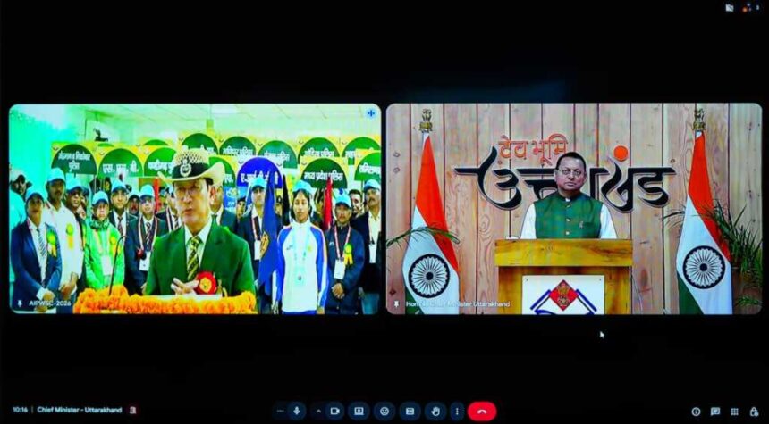 देवभूमि में राष्ट्रीय खेल आयोजन की शुरुआत, सीएम पुष्कर सिंह धामी ने पुलिस वाटर स्पोर्ट्स चैंपियनशिप का किया उद्घाटन-Newsnetra 9 IMG 20260408 WA0074