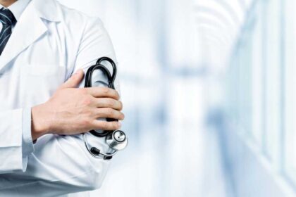 Doctor Holding Stethoscope