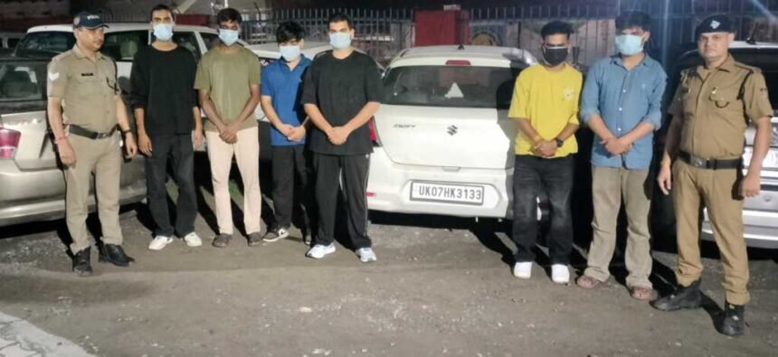 राजपुर रोड पर कारों से स्टंट और हुड़दंग पड़ा भारी, वायरल वीडियो के आधार पर पुलिस ने 6 युवकों को पकड़ा; दोनों वाहन सीज-Newsnetra 3 IMG 20260704 WA0172
