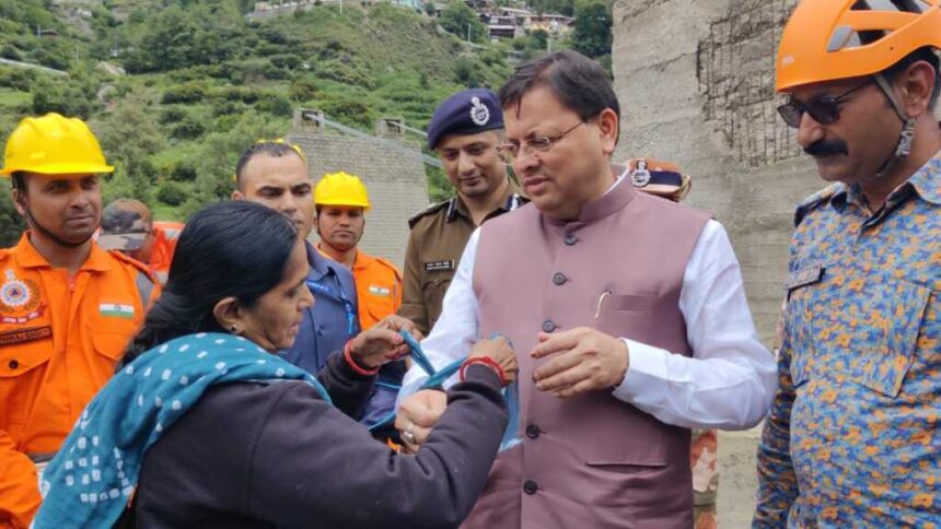 धराली आपदा में दुपट्टे के टुकड़े से बंधा था भाई-बहन का रिश्ता, रक्षाबंधन पर अहमदाबाद से मुख्यमंत्री धामी को फिर भेजी राखी-Newsnetra 3 IMG 20260902 WA0094