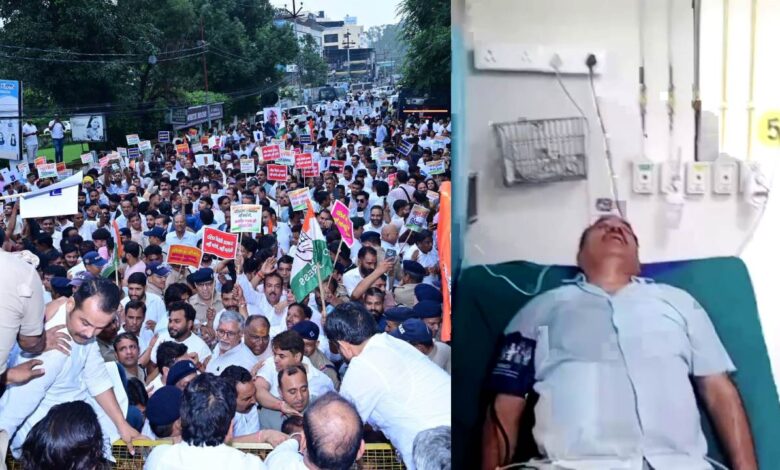 हल्द्वानी ‘शुद्धिकरण’ विवाद पर देहरादून में कांग्रेस का हल्लाबोल, बैरिकेडिंग पर चढ़े नेता; हरक सिंह रावत की बिगड़ी तबीयत-Newsnetra 5 New Project 2026 09 01T161615.127 780x470 1