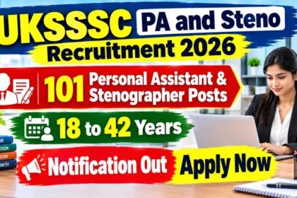 uksssc pa and steno recruitment 2026 apply online for 101 personal assistant 6aa002892aab627082157 1200