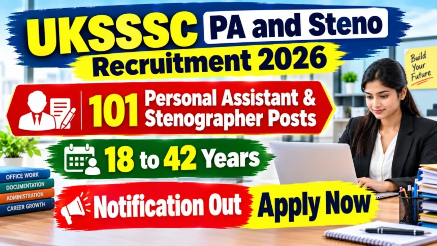 uksssc pa and steno recruitment 2026 apply online for 101 personal assistant 6aa002892aab627082157 1200