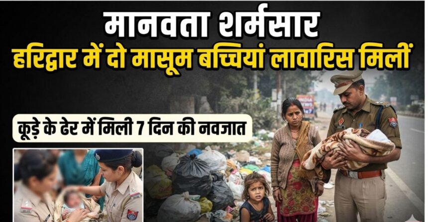 मानवता शर्मसार : हरिद्वार में दो मासूम बच्चियां लावारिस मिलीं, कूड़े के ढेर में मिली 7 दिन की नवजात-Newsnetra 3 dfjkdsjdf