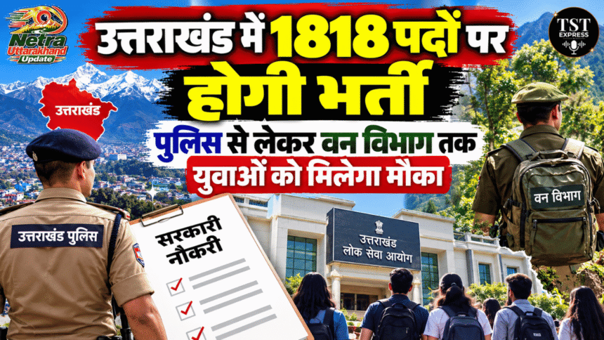 उत्तराखंड में 1818 पदों पर होगी भर्ती, पुलिस से लेकर वन विभाग तक युवाओं को मिलेगा मौका-Newsnetra 3 feature image 10 3