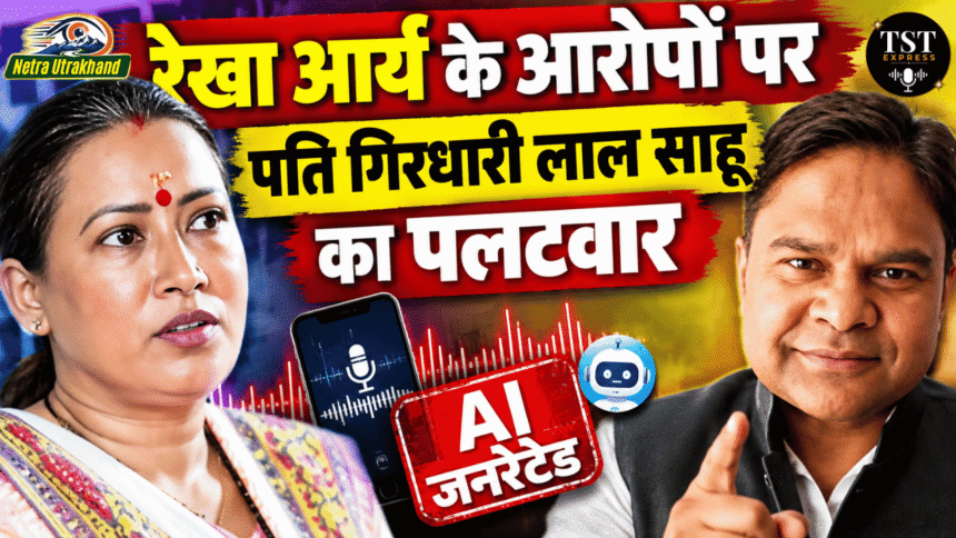 मंत्री रेखा आर्य के आर्य पति ऑडियो वायरल 1 1